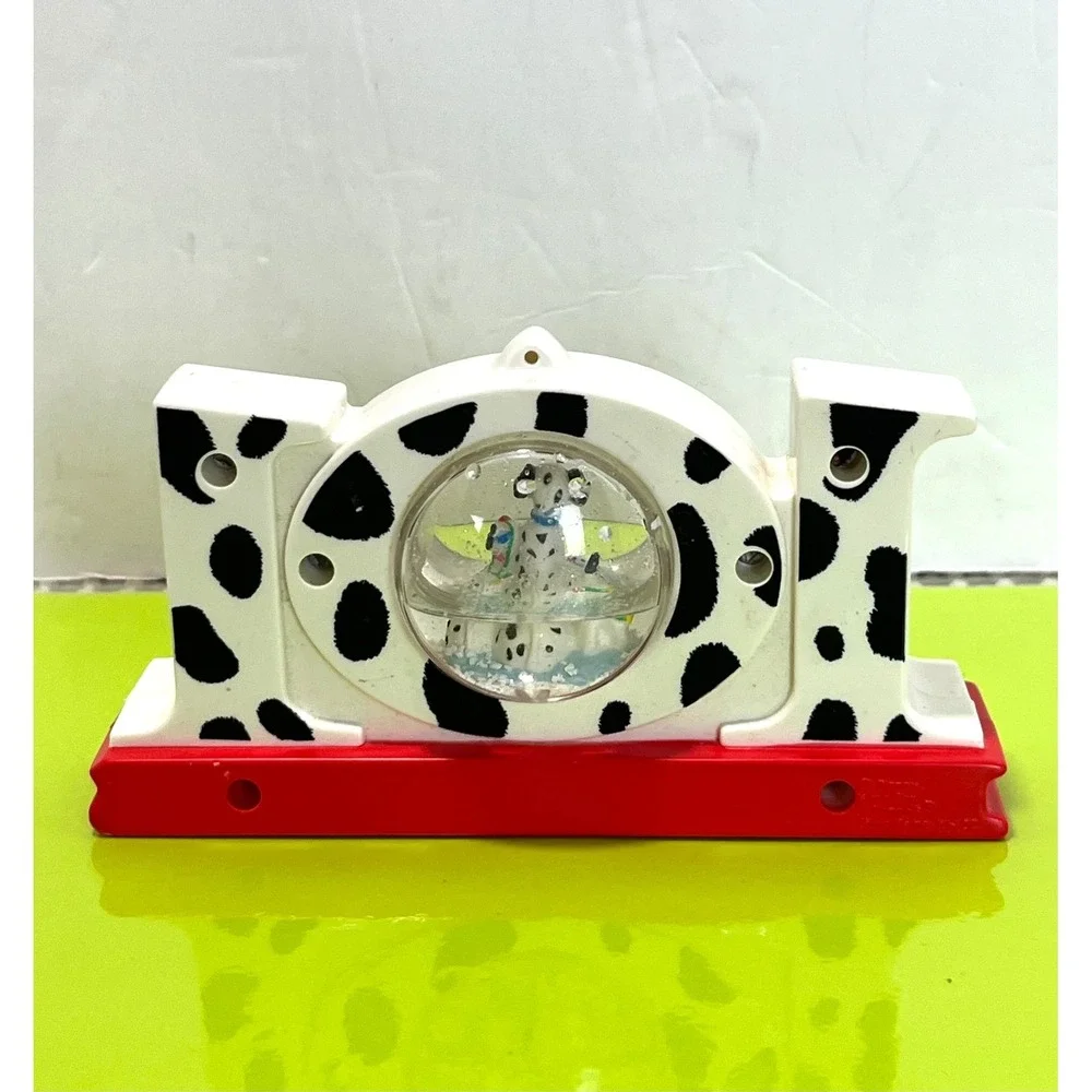 Disney 101 Dalmatians Snow Globe 1996 McDonalds Vintage Collectible Toy Red Base